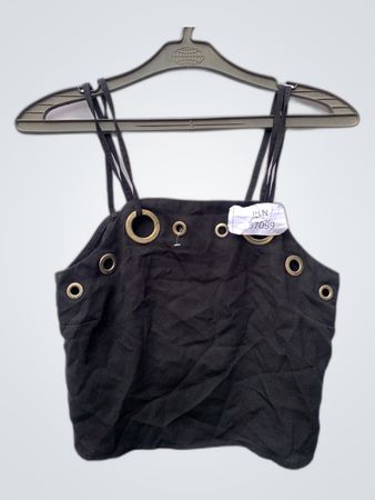 Tally Weijl Black Strappy Crop Top