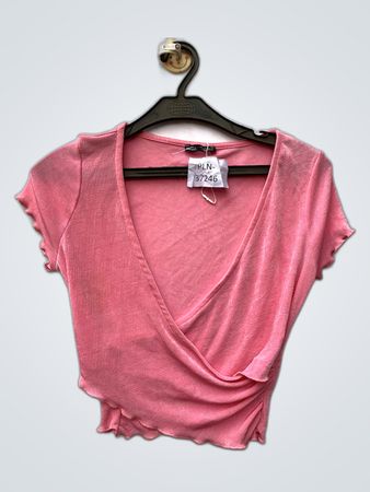 Pink Ruffled Top