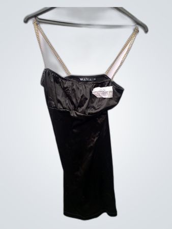 Black Satin Dress