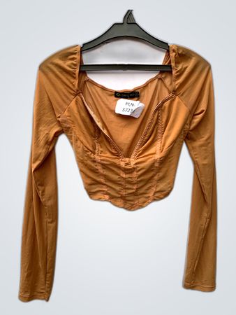 Brown Long Sleeve Top