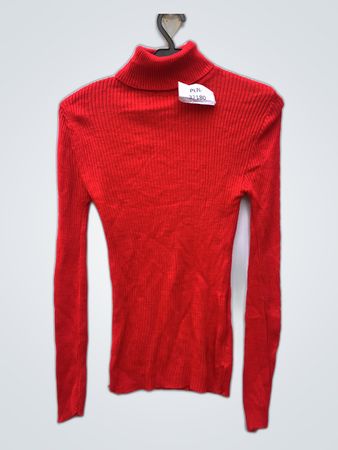 Red Turtleneck Sweater