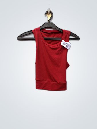 Red Sleeveless Top