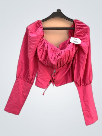 Unbranded Pink Ruffle Blouse