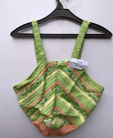 Crochet Striped Top