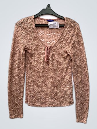 Aeropostale Sheer Lace Blouse