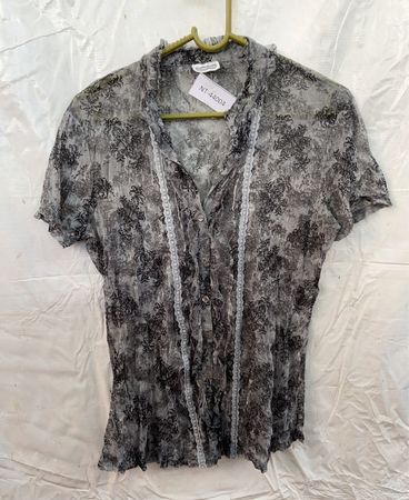 Street One Sheer Floral Lace Blouse