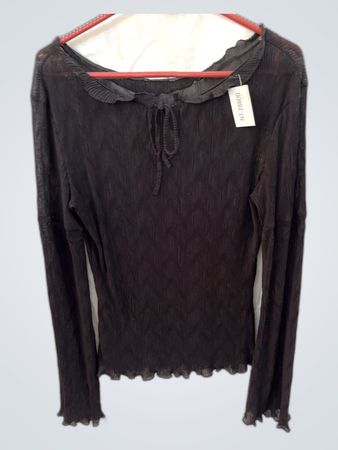 Black Long Sleeve Top