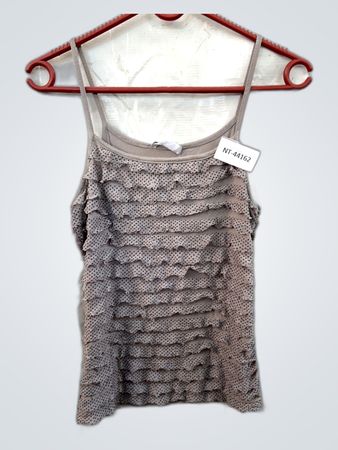 Mango Ruffled Camisole Top