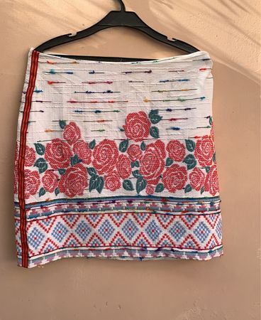 Reserved Embroidered Mini Skirt