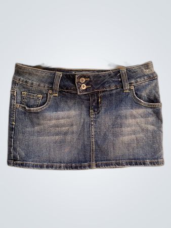 Garage Denim Mini Skirt