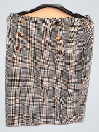 H&M Plaid Mini Skirt
