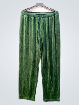 Juicy Couture Green Velour Sweatpants