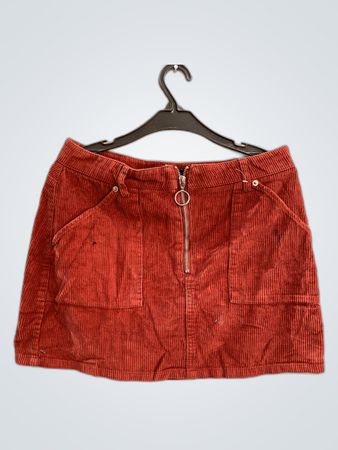 Topshop Corduroy Mini Skirt