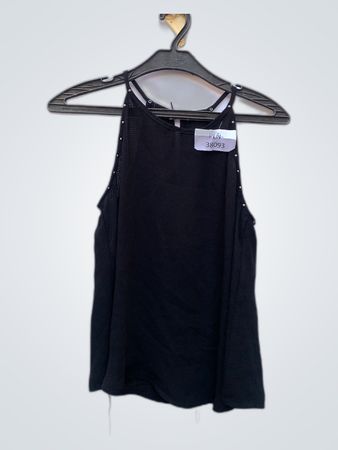 Unbranded Black Mesh Camisole Top