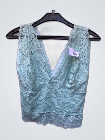 Green Lace Bra