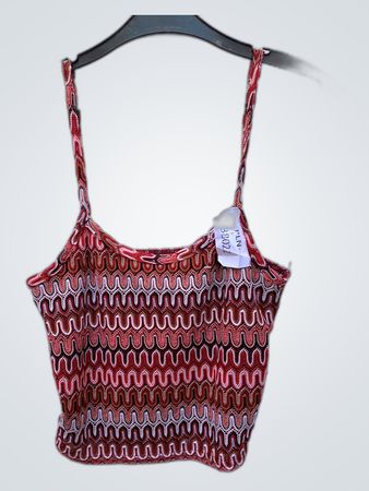 Printed Wavy Camisole Top