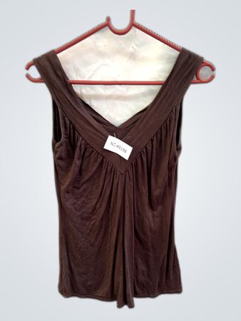 Unbranded Brown V-Neck Camisole Top