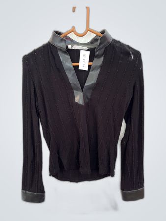 Black Knit Top