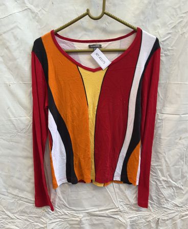 Street One Colorful Abstract Knit Sweater
