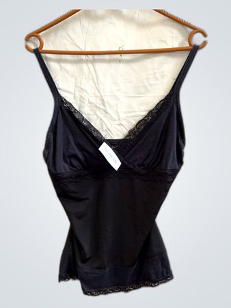 Black Lace Trim Camisole