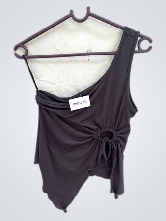 Unbranded One-Shoulder Cropped Blouse