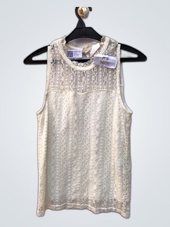 Lace Sleeveless Blouse