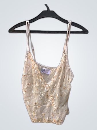 Embroidered Lace Camisole Top