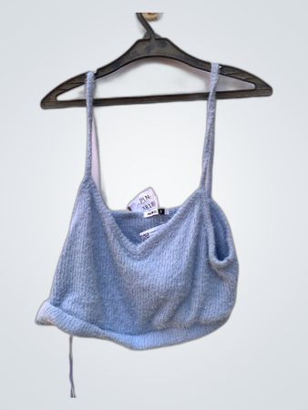 Light Blue Knit Top