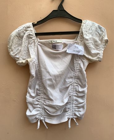 George Lace Sleeve Blouse