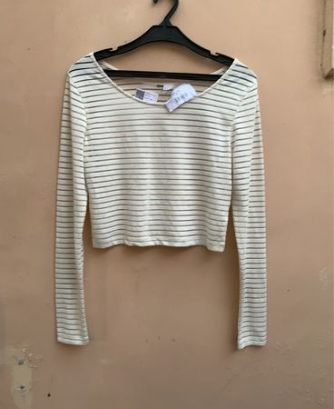 Striped Crop Top