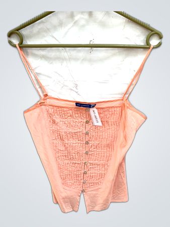 Don Ologdon Ruffled Camisole Top