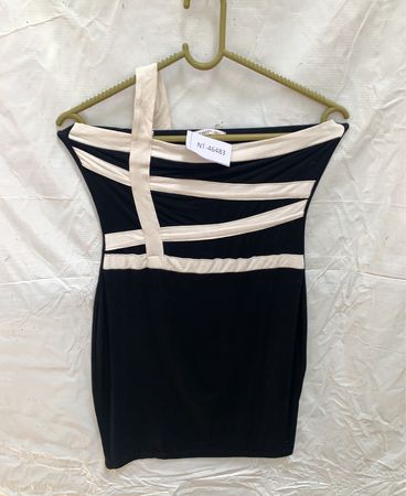 Merhaba Ibiza Black and White Striped Dress