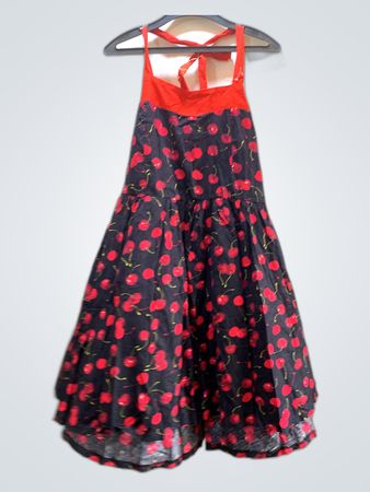 Faith Vintage Cherry Print Mini Dress