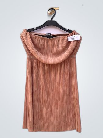 NODI Pleated Strapless Blouse
