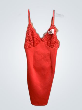 Red Lace Mini Dress