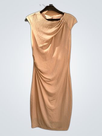 Orsay Cream Draped Mini Dress