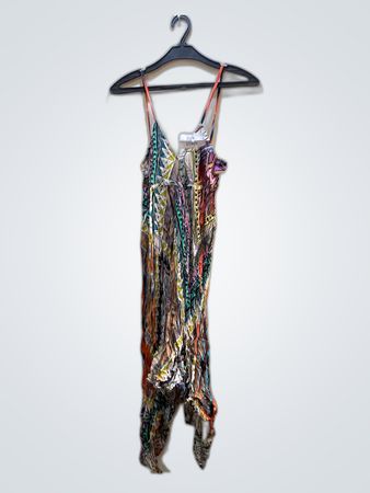 Promod Multicolored Tribal Print Mini Dress