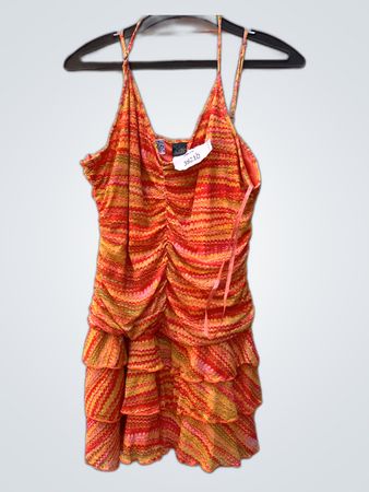 Wild Fable Multicolor Ruffled Mini Dress
