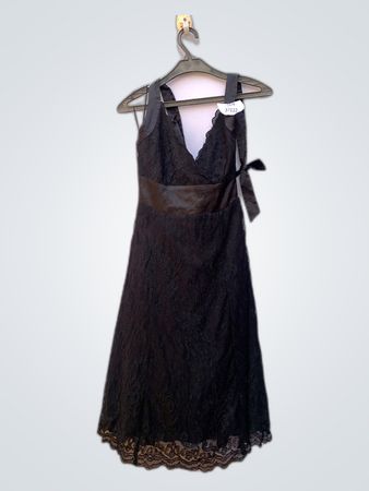 KDK London Black Lace Midi Dress