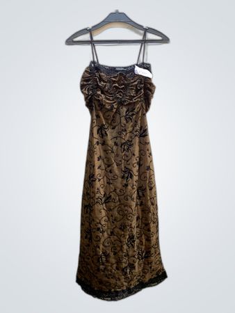 Faith Vintage Floral Lace Slip Dress
