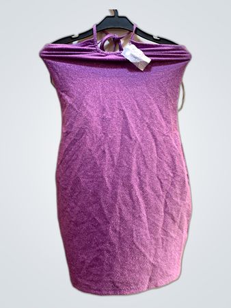 H&M Purple Glitter Mini Dress