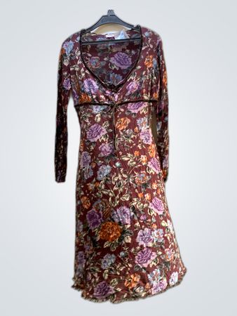 MAX & Co. Floral Wrap Midi Dress