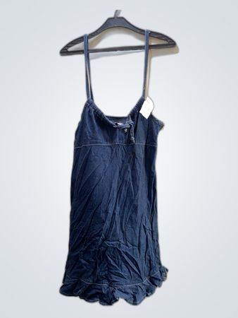 Denim Spaghetti Strap Dress