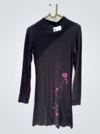 Turbo Printed Knit Mini Dress