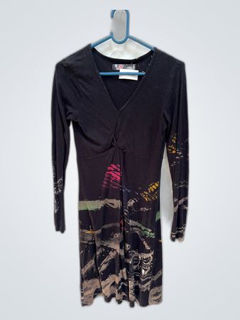 Desigual Printed Wrap Blouse