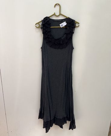 La Fee Maraboutee Black Ruffled Dress