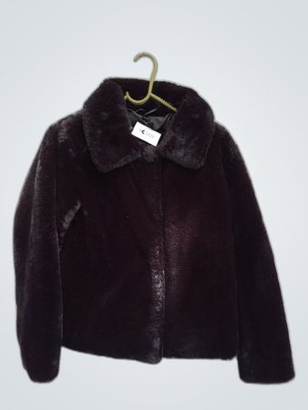 Unbranded Black Faux Fur Jacket