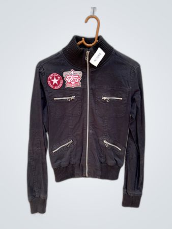 Madonna Black Baseball Jacket