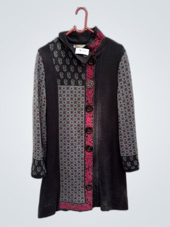 MYF Printed Knit Cardigan Jacket