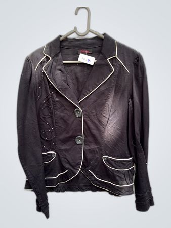 Mudd Black Piped Blazer